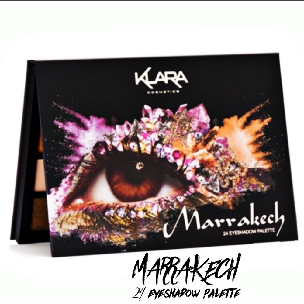 🆕 KLARA Cosmetics Marrakech 24 Eyeshadow Palette - Picture 1 of 4